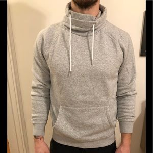 H&M shawl collar fleece